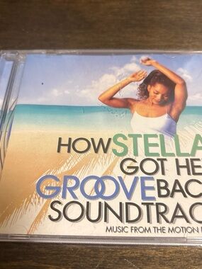 How Stella Got Her Groove Back Soundtrack CD — White & Blue Artwork